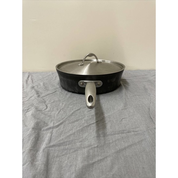 Calphalon #5005 Stainless Steel Clad 5 Quart 12.5" Induction Pan w/Lid FS Chrty - Picture 4 of 12